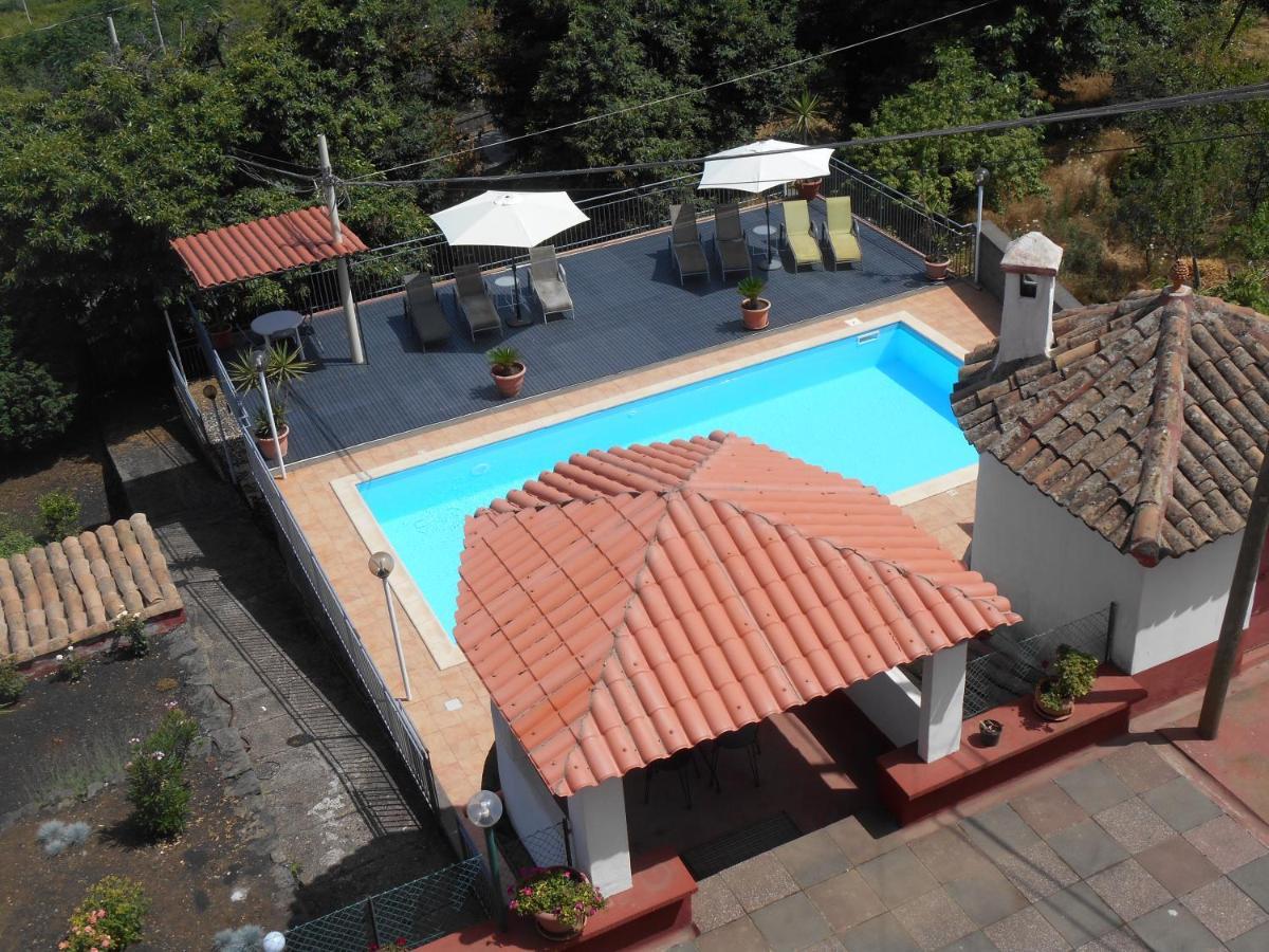 Al Villino Sunrise In Villa Con Piscina Ed Idromassaggio SantʼAlfio Exterior foto